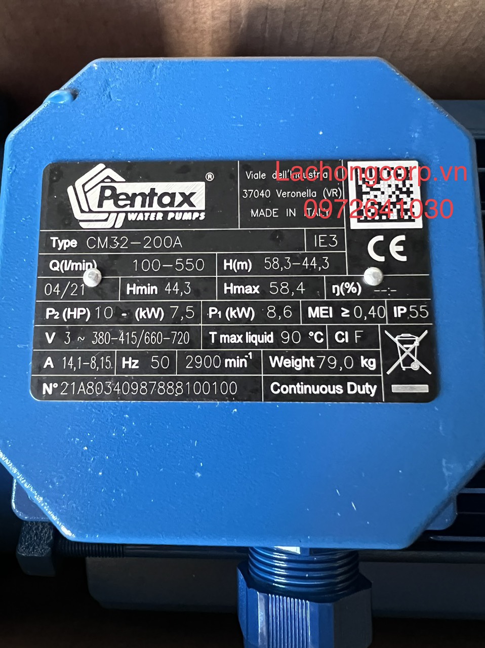 Chuyên bơm công nghiệp Pentax CM32 series