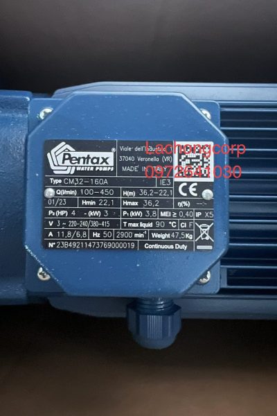 Máy bơm nước Pentax CM32-160A