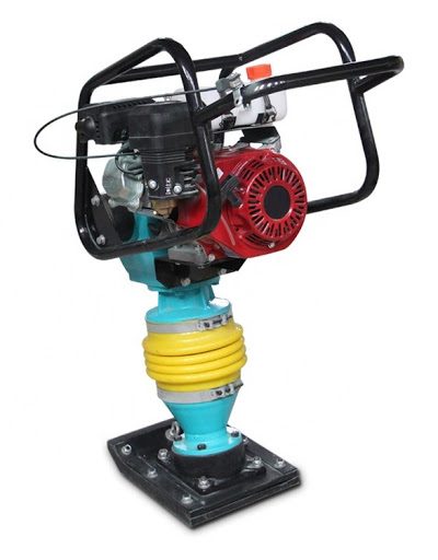 Máy đầm cóc chạy xăng HCR100 chân tròn