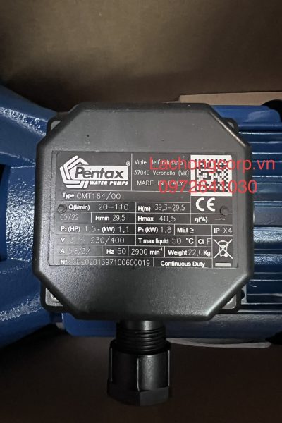 Alternative view of Máy bơm nước dân dụng Pentax CMT164/00 2HP (1.5kW)