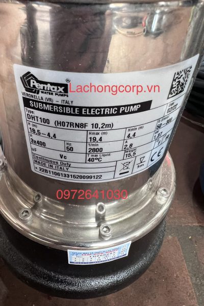 Alternative view of Máy bơm chìm nước thải Pentax DHT100