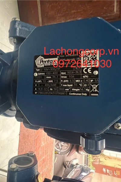 Alternative view of Máy bơm tăng áp trục đứng Pentax U18V-900/9T 10HP (7.5kW)