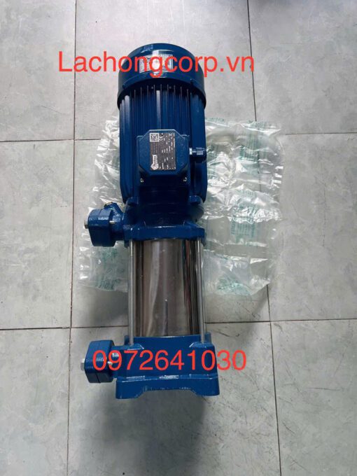 Máy bơm tăng áp trục đứng Pentax U7V-400/8T đầu inox 3kW
