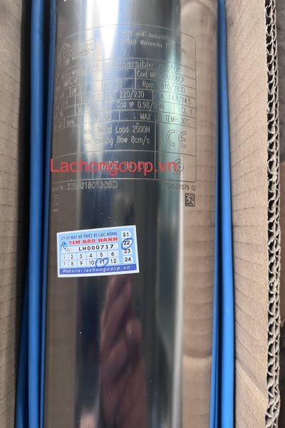 Bơm chìm giếng khoan Pentax 4L 7/17