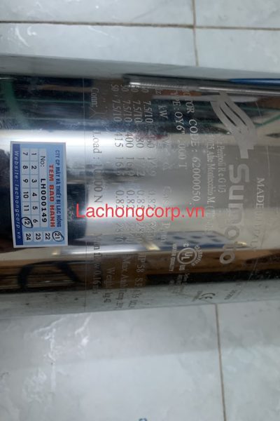 Alternative view of Bơm chìm giếng khoan Pentax 6L 35/5