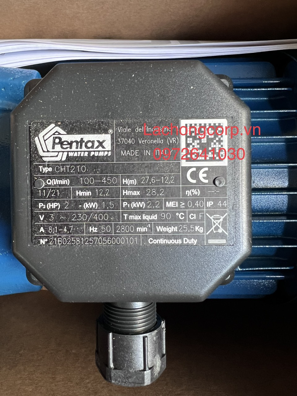 Máy bơm nước lưu lượng dân dụng Pentax series CH 