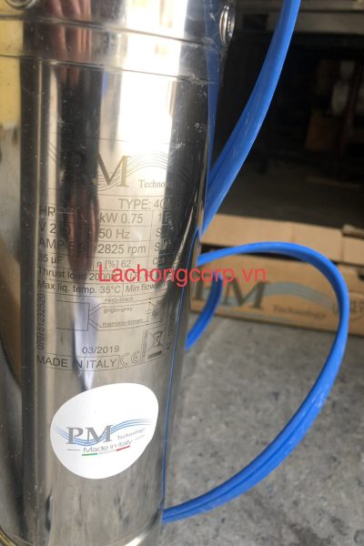 Bơm chìm giếng khoan 4 Inch Pentax