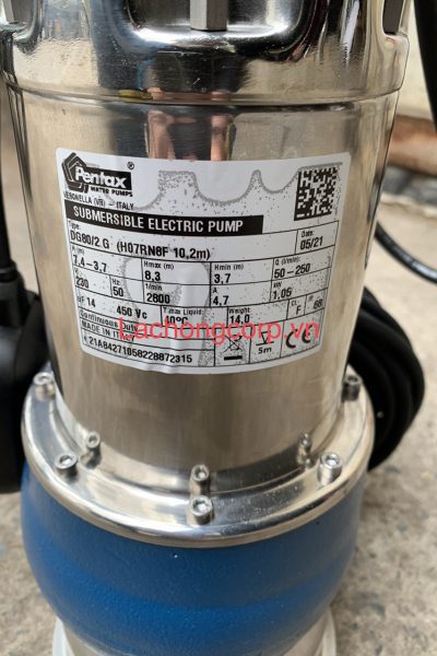 Máy bơm chìm nước thải Pentax DG 80/2G