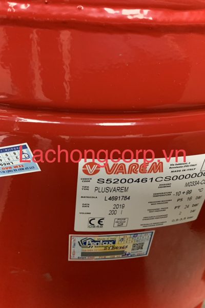 Bình tích áp Varem 200 lít