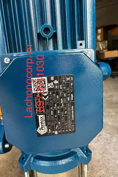 Alternative view of Máy bơm tăng áp trục đứng Pentax U9V-550/10T 5.5HP (4kW)