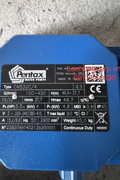 Máy bơm Pentax CMS32C/4