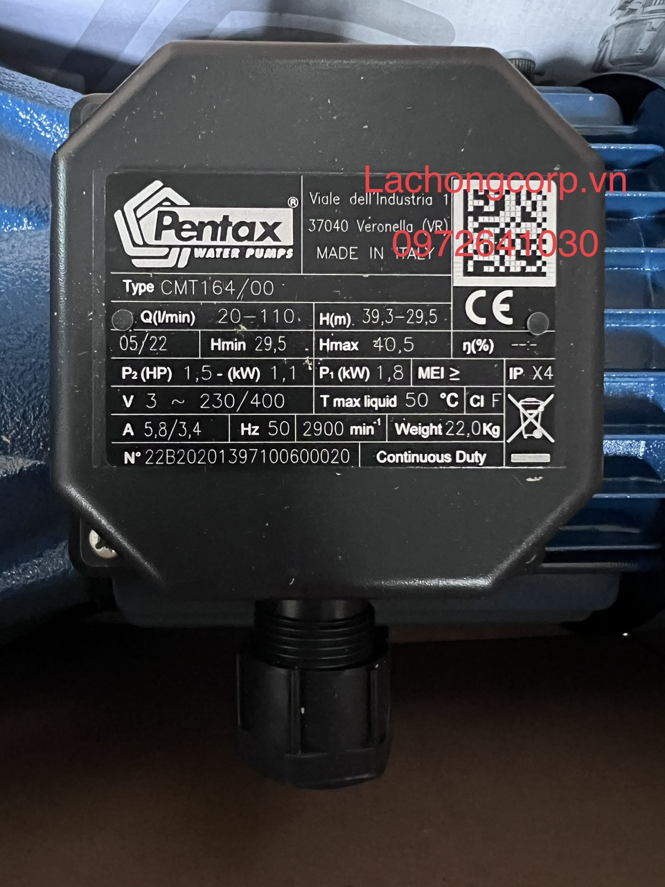 Máy bơm nước dân dụng Pentax CMT164 