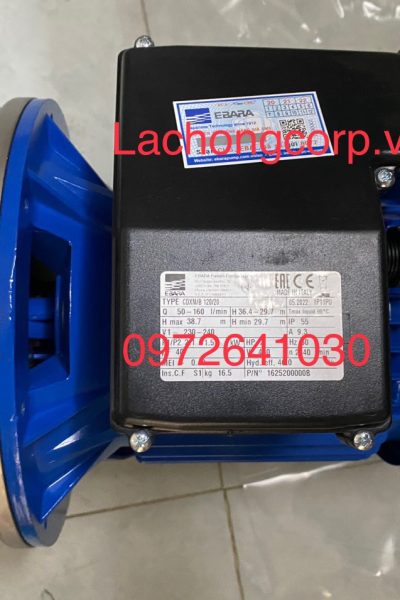 Bơm ly tâm 1 tầng cánh Ebara CDXM/B120/20