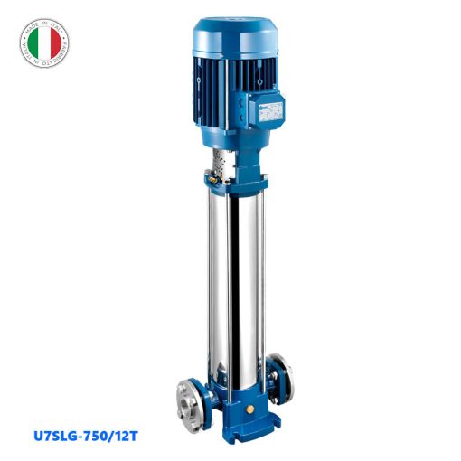Bơm trục đứng đa tầng cánh Pentax U7SLG-750/12T 7.5HP (5.5kW)
